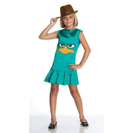 Phineas And Ferb Sassy Agent P Costume Dress Child Large