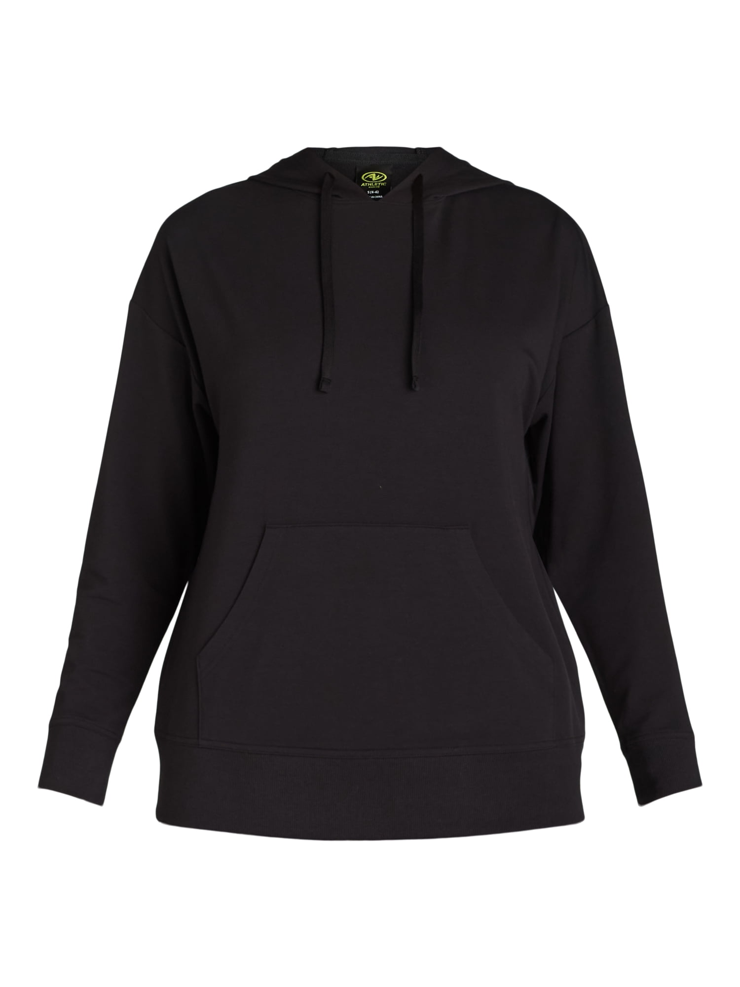 Athletic Works Women's and Women's Plus French Terry Hoodie with Long Sleeves, Sizes XS-4X