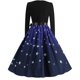 thumbnail image 4 of Vestido de mujer Patchword Vintage Rockabilly Vestidos Vestido de fiesta con lazo de Navidad Fridja  nbo1766, 4 of 8