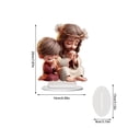 thumbnail image 3 of Matoen Cartoons Cute Child Supplicate 2D Acrylic Desktop Decoration Assembly Props Display, 3 of 9