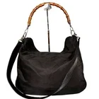 GC Bamboo Tote Bag 2 way Nylon Black
