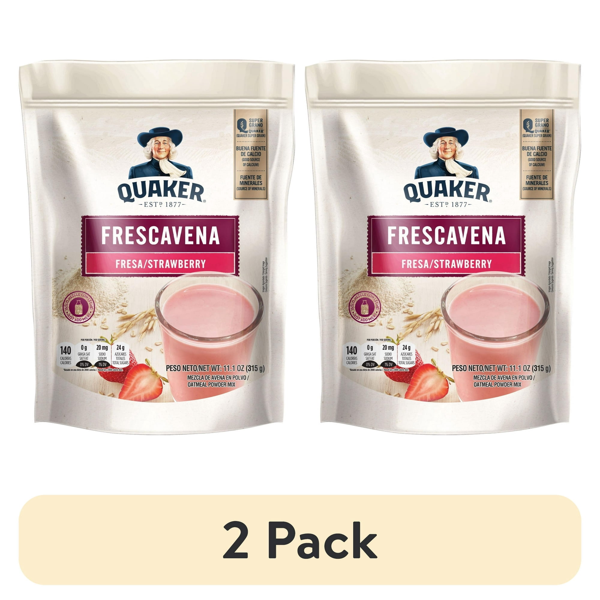 QUAKER Frescavena Oat Beverage Mix Cinnamon 11.1 Oz - Walmart.com