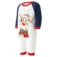 thumbnail image 4 of Fiomva Family Matching Christmas Pajamas Set Sleepwear Jumpsuit Hoodie with Hood for Family, 4 of 10