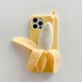 thumbnail image 2 of 3D Yellow Banana Silicone Phone Case for iPhone, 2 of 5