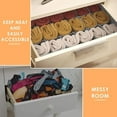 thumbnail image 3 of 1 Pack Socks Drawer Organizer (72 cells), Gray, 3 of 7