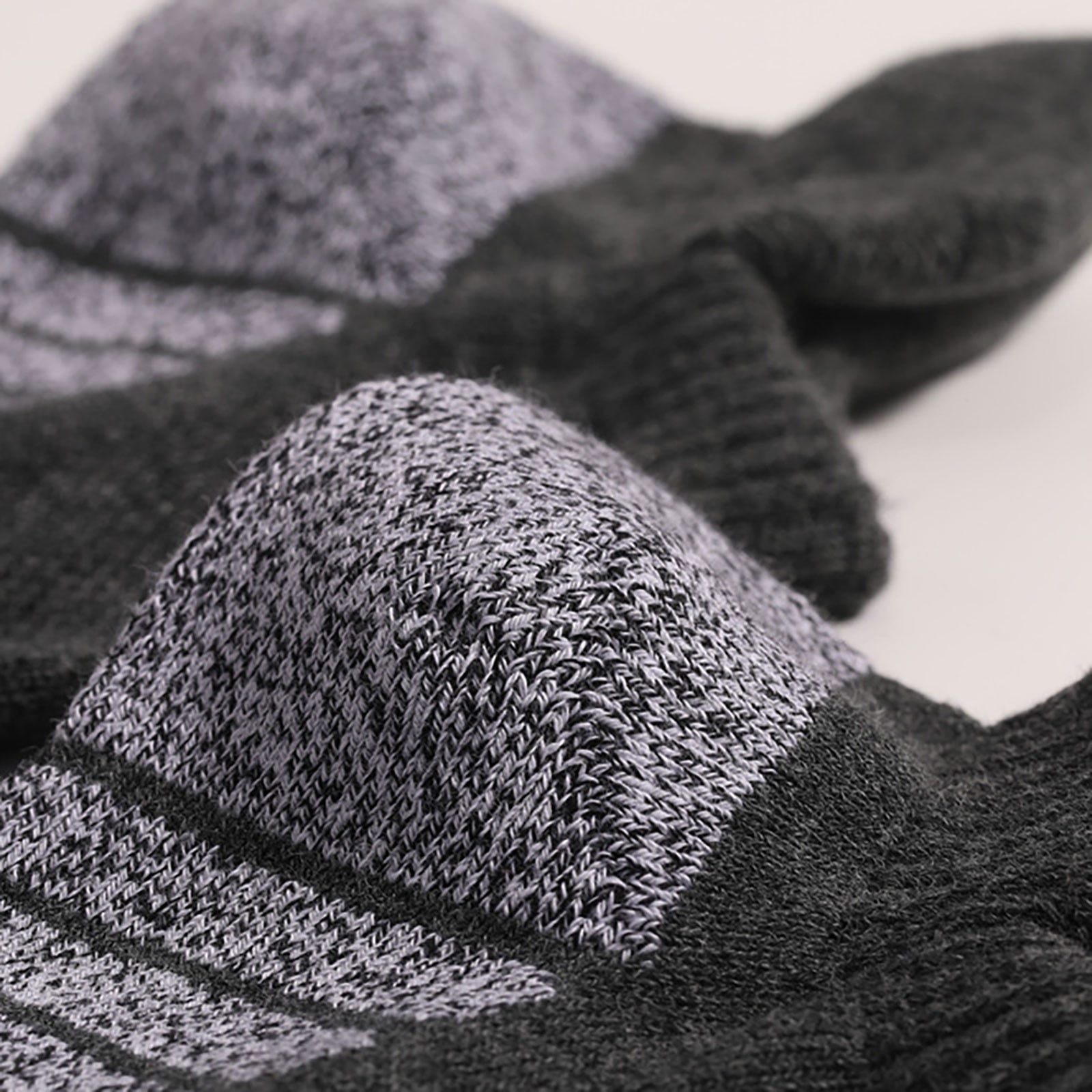 High Socks Women 6 Pairs Men Women Athletic Ankle Socks Thick Cushion Low Cut Comfortable Breathable Socks Womens Ruffle Socks Dark Gray L