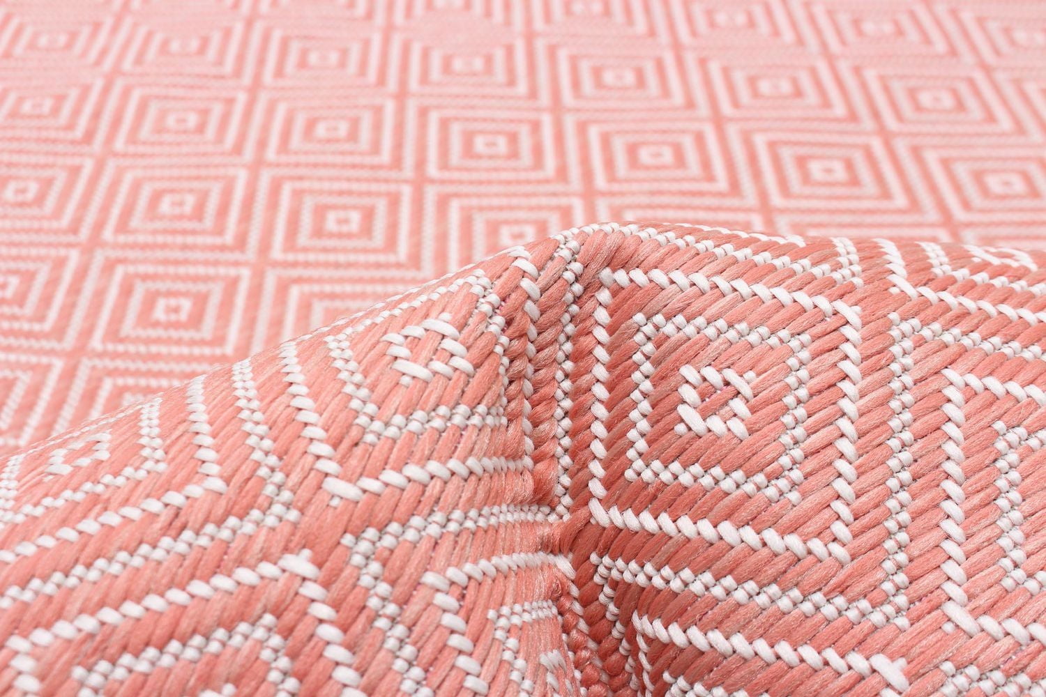 ECARPET Tapis d'Extérieur pour Patio, Terrasse, Jardin, Camping, Imperméable, Collection Veranda Diamond