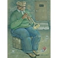 thumbnail image 2 of Unknown 11x14 White Modern Wood Framed Museum Art Print Titled - Big Boy Trumpets, 2 of 4