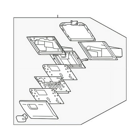 Genuine OE Ford Glove Box Assembly - 5W6Z76060T10BAA