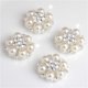 thumbnail image 5 of 0pcs Perla Diamante Flor Flatback Costura 2 piezas perfecl Adorno de diamantes de cristal., 5 of 8