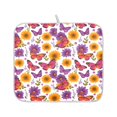 thumbnail image 2 of Flowers Pattern Drying Dish Mat Quick Drying Absorbent Soft Durable for Kitchen 18" x 24", 2 of 10