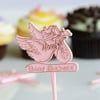 20 Count Pink Stork Baby Cake Pick Baby Shower Pick Girl Gender Reveal Decor