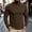 #0274-Coffee, variant on Men Turtleneck Long Sleeve Sweaters Solid Knit Pullover Warm Casual Winter Layering Essential