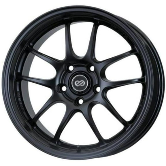 Enkei 18 x 9 in. PF01 5 x 114.3 mm 45 mm Offset 75 mm Bore Wheel, Matte Black