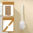 thumbnail image 3 of Hecteas Cleaning Brush - - Toilet To and Bathroom Cleaner with Flexible Silicone Brush Head(Toilet Brush*1 - White), 3 of 9