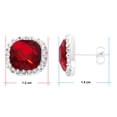 thumbnail image 4 of Broquel piedra roja Horoz Plata 925 WP207, 4 of 4