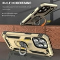 thumbnail image 3 of Case for iPhone 13 Pro Max Phone Case iPhone 13 Pro Max Case, with Ring Holder Stand, Support Magnet Car Mount, Military Grade, Heavy Duty, for iPhone 13 Pro Max Case Gold, 3 of 6