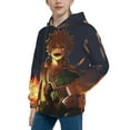 thumbnail image 2 of My Hero Academia Bakugo Katsuki Kids' Hoodie 3d Print Sweatshirt Soft Pullover Hooded With Big Pockets For Boys Or Girls Small, 2 of 8