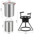 thumbnail image 7 of 30QT Seafood Boil and Turkey Fryer Set, Seafood Boiler Steamer with Propane Stove Burner, Perfect Outdoor Cooker for Crawfish, Crab, Shrimp, Lobster, and Frying, Complete Outdoor Cooking Kit, 7 of 7