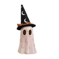 thumbnail image 1 of Transemion Spooky Halloween Statues Ceramic Ghosts And Witch Hats Waterproof And Fade 3, 1 of 6