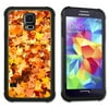 Maximum Protection Cell Phone Case / Cell Phone Cover with Cushioned Corners for Samsung Galaxy S5 - Fall Leaves
