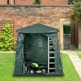 thumbnail image 3 of Garden Bicycle Storage Tent Shed Outdoor Waterproof Shelter Bike Cover Reusable, 3 of 12