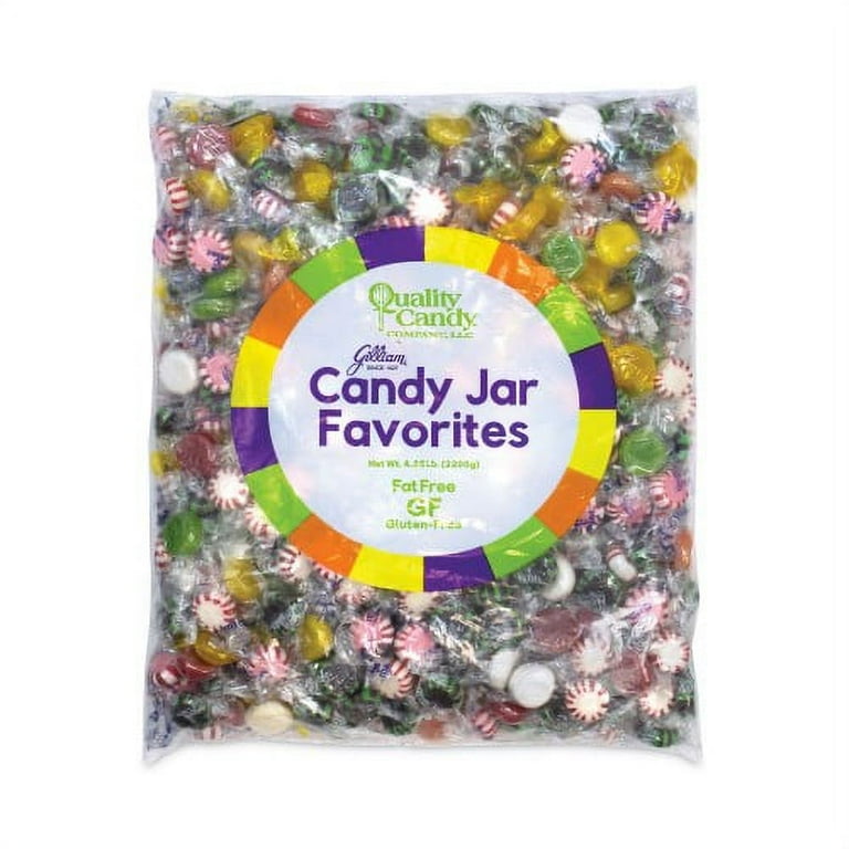 Candy Jar Favorites, Assorted Flavors, 5 lb, 90 Pieces/Jar, Ships in 1-3 Business Days Candy Jar Favorites, Assorted Flavors, 5 lb, 90 Pieces/Jar, Ships in 1-3 Business Days