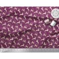 thumbnail image 3 of Soimoi Poly Georgette Fabric Leaves & Reindeer Animal Decor Fabric Printed Yard 52 Inch Wide, 3 of 3