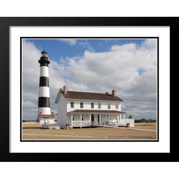 Bodie Island Lighthouse, North Carolina 20x23 Framed and Double Matted Photo
