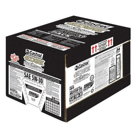 Castrol 60050 EDGE 5W-30 Advanced Full Synthetic Motor Oil, 6 Gallon Enviro-Pack
