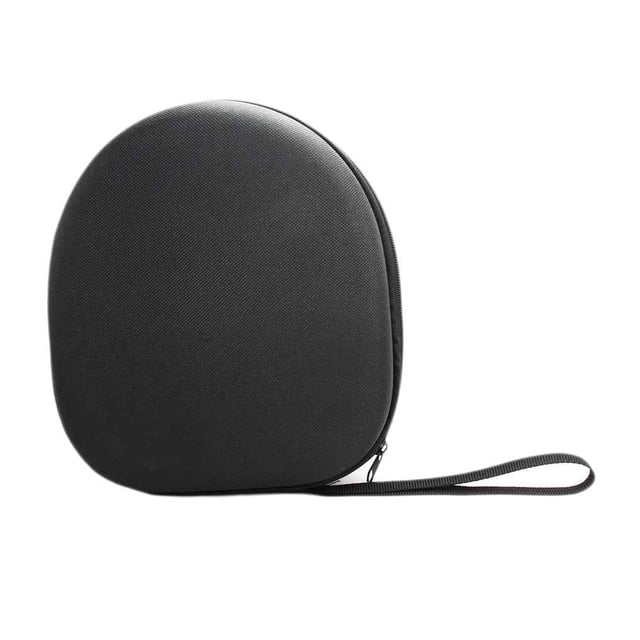 Wisewang Headphone Carrying Case Headset Pouch Earphone Container Supplies black 1Set