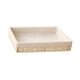 thumbnail image 2 of Cesta tejida rectangular organizadora papelera cuerda cesta de almacenamiento Beige s, 2 of 9