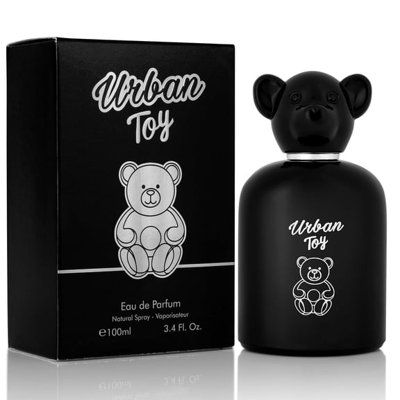 Urban Toy Eau De Parfum for Men, 100ml, Woody Spicy Scent with Bergamot, Nutmeg, Vetiver & Sandalwood