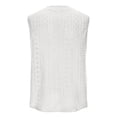 thumbnail image 2 of JSKUMAR Women's Tank Top Casual Sleeveless V Neck Loose Camisole Tops Dressy Eyelet Spring Summer Flowy Shirts Blouse (White,XL), 2 of 9