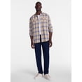 thumbnail image 2 of George Men's and Big Men's Plaid Flannel Shirt with Long Sleeves, Sizes XS-3XL, 2XB-5XB & Tall XLT-3XLT, 2 of 5