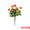 Orange, variant on hulanddfd 5 Pcs Artificial Flowers Daisies Fake Flowers, Outdoor Plastic Hot Pink Flowers Faux Plants for Spring Garden Porch Farmhouse Decor(Hot Pink)