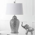 thumbnail image 2 of SAFAVIEH Metallica 27.5 in. H Ginger Jar Table Lamp, Silver, Set of 2, 2 of 4