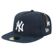 Men's-New Era  Navy New York Yankees Championship Side Flag A-Frame 59FIFTY Fitted Hat