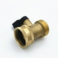 thumbnail image 5 of Wovilon Garden Water Pipe Hose Connector Solid Brass Garden Hose Cutting Connector, 5 of 7
