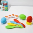 thumbnail image 6 of HuiXinOu Egg and Spoon Race Game 4 Piece Set Balance Training Toy Sensory Outdoor Sports Kit for Kids Children Family Gatherings and Easter Party Activities, 6 of 6