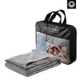 thumbnail image 2 of Posh Living Feechi 72"x80" Cotton Weighted Blanket Throw in Gray (20 lbs), 2 of 10