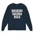 thumbnail image 5 of Skibidi Sigma Rizz Long Sleeve T-shirt Funny Goat Gyatt Meme Zoomer Viral Humor, 5 of 7