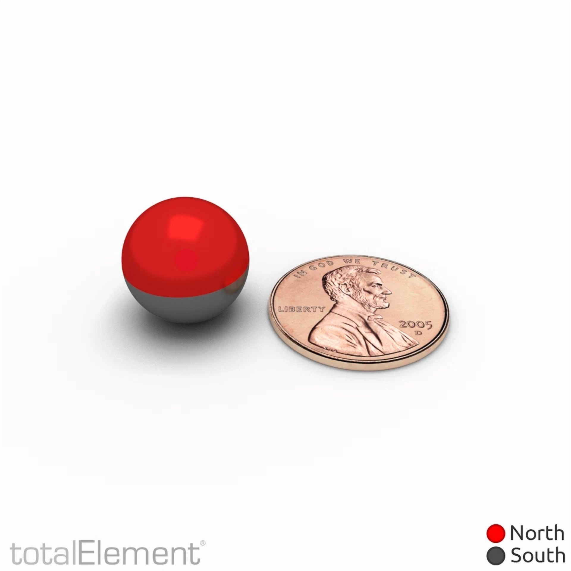 CIRCLE- 1/2 Inch Neodymium Rare Earth Sphere Magnets N42 (5 Pack)
