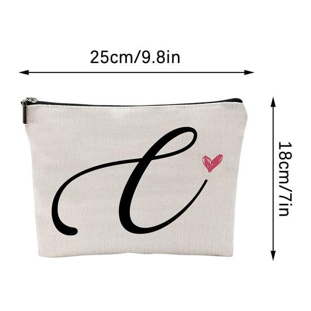 Gifts for Girlfriend,Makeup Case Toiletry Bag with You Send Love Message, Friend Presentation