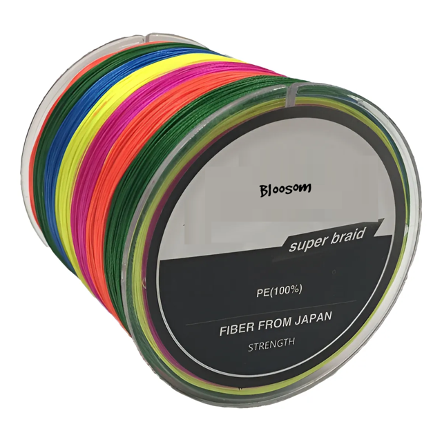 Cuerda para pesca Bloosom Linea Trenzada Vistoso 30 Lb. Multicolor