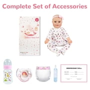20 Inch Reborn Baby Doll, Realistic Sleeping Baby Doll, Soft Cloth Body With Accessories, Lifelike Baby Doll Toy Gift For Kids Age 3+