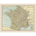 thumbnail image 2 of Cram 14x12 Gold Ornate Wood Framed with Double Matting Museum Art Print Titled - France - Cram 1892, 2 of 4