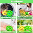 thumbnail image 2 of 4 Pack Reusable Washing Machine Hair Removal Agent Pet Hair Removal Pet Fur Trapping Agent Pet Hair Catcher Sticks to Your Clothes, 2 of 5
