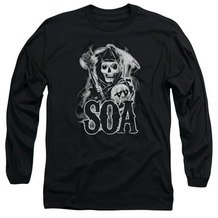 Sons Of Anarchy Smoky Reaper Mens Long Sleeve Shirt
