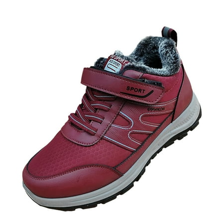 

Women Snow Boots Fashionable Casual Cotton Shoes In Autumn And Winter Sports Shoes Warm And Thick Comfortable Round Toe Shorty Rain Boot